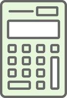 calculadora relleno icono diseño vector