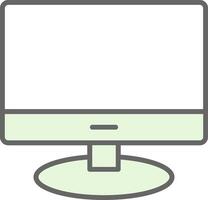 Lcd Fillay Icon Design vector