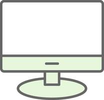 Lcd Fillay Icon Design vector