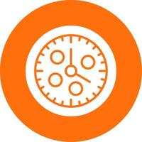 Watch Multi Color Circle Icon vector