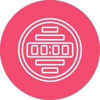 Gauge Multi Color Circle Icon vector