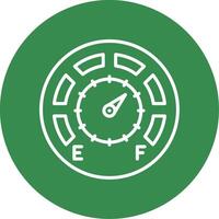 Gauge Multi Color Circle Icon vector
