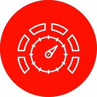 Thermostat Multi Color Circle Icon vector