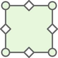 Nodes Fillay Icon Design vector