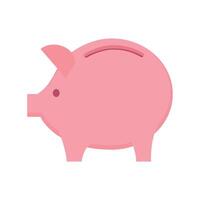 cerdito banco bancario inversión concepto icono vector