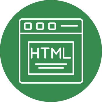 Html Multi Color Circle Icon vector