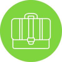 Portfolio Multi Color Circle Icon vector
