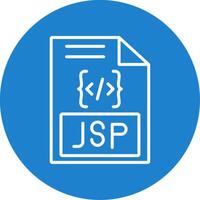 Jsp Multi Color Circle Icon vector