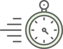 Timer Fillay Icon Design vector