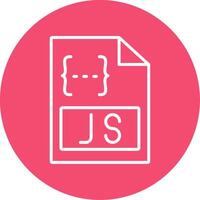 Js Multi Color Circle Icon vector