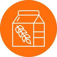 Flour Multi Color Circle Icon vector