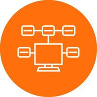 Tasks Multi Color Circle Icon vector