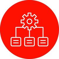 Tasks Multi Color Circle Icon vector