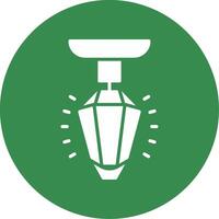Street Light Multi Color Circle Icon vector
