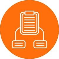 Tasks Multi Color Circle Icon vector