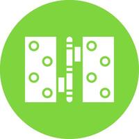 Hinge Multi Color Circle Icon vector