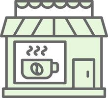 Cafe Fillay Icon Design vector