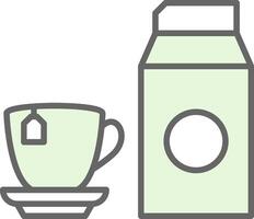 Milk Fillay Icon Design vector