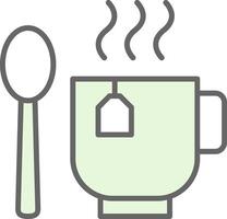café taza relleno icono diseño vector
