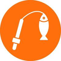 Fishing Multi Color Circle Icon vector