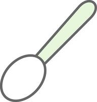 Spoon Fillay Icon Design vector