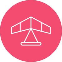 Gliding Multi Color Circle Icon vector