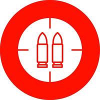 Ammo Multi Color Circle Icon vector