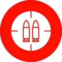 Ammo Multi Color Circle Icon vector