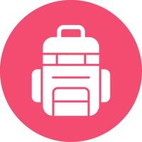 Bag Multi Color Circle Icon vector