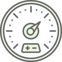 Gauge Fillay Icon Design vector