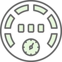 Gauge Fillay Icon Design vector