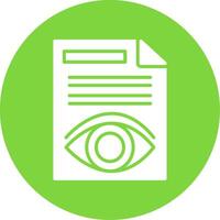 Document Multi Color Circle Icon vector