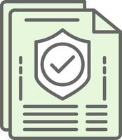 Documents Fillay Icon Design vector