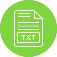 Text File Multi Color Circle Icon vector