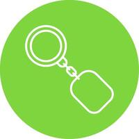 Key Ring Multi Color Circle Icon vector