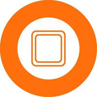 Stop Button Multi Color Circle Icon vector