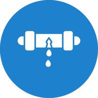 Leak Detector Multi Color Circle Icon vector