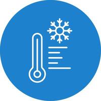 Cold Multi Color Circle Icon vector
