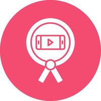 Phone Multi Color Circle Icon vector