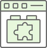 Plugins Fillay Icon Design vector
