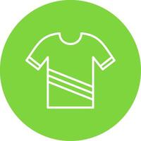 Shirt Multi Color Circle Icon vector