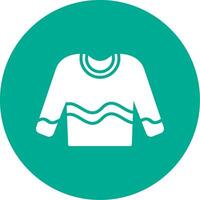 Jumper Multi Color Circle Icon vector