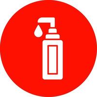 Face Cleanser Multi Color Circle Icon vector