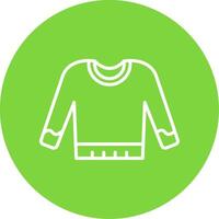 Jumper Multi Color Circle Icon vector