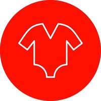 Bodysuit Multi Color Circle Icon vector