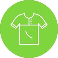 Shirt Multi Color Circle Icon vector