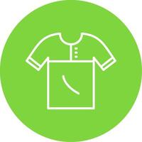 camisa multi color circulo icono vector