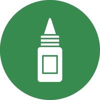 Bottle Multi Color Circle Icon vector