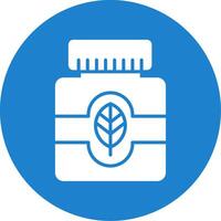 Essential Oil Multi Color Circle Icon vector