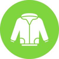 Jacket Multi Color Circle Icon vector